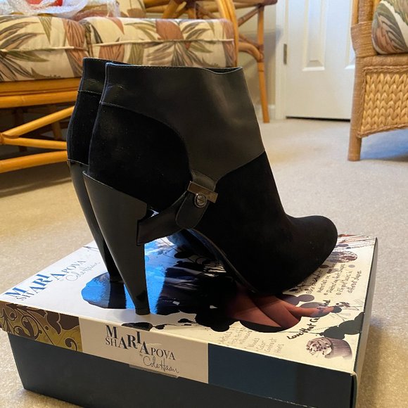 Cole Haan Maria Sharapova Short Suede Boot - Picture 1 of 4